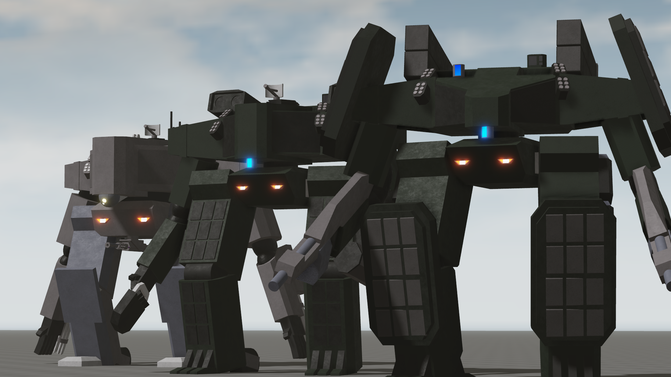 the TYRIN, second mecha made and the most iterated upon. you can see my tastes change, just by its evolution